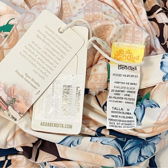 Agua Bendita Nika One Piece Swimsuit Size M - Picture 7 of 9